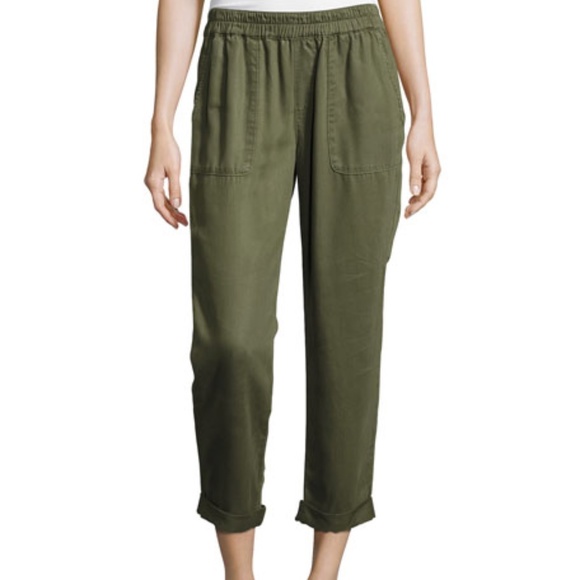Soft Joie Saphine Cropped Chino Pants in Green XS - Picture 13 of 13